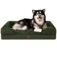 thumbnail image 1 of Cama para perros EHEYCIGA Orthopedic XL, impermeable, espuma viscoelástica, verde, 1 of 7