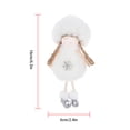 thumbnail image 3 of Worallymy Árbol de Navidad Colgante Colgante Decorativo Muñeca Terciopelo Festival Adorno Juguete para Oficina en casa Blanco Worallymy JD735809711, 3 of 6