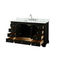 thumbnail image 5 of Wyndham Collection WCS202060SDECMUNSMXX Deborah 60" Free Standing Single Vanity Set - Dark, 5 of 6