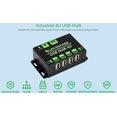 thumbnail image 3 of HUB USB waveshare de grado industrial que se extiende 4 veces más puertos USB 2.0, 3 of 7