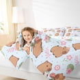 thumbnail image 3 of Erosebridal Cartoon Capybara Bedding Comforter Set 7 Pieces For Kids,Pink Flowers Green Leaves Full Bedding Set For Boys Girls,Super Cozy Room Decor, 3 of 6