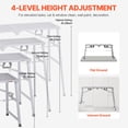 thumbnail image 4 of VEVOR Work Platform Adjustable Height Portable Scaffolding Platform 800 lb Load, 4 of 9