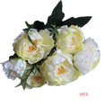 thumbnail image 1 of Estilo europeo mini peonía peonía flor artificial flor artificial flor de seda flor artificial 10 lotes [blanco como la leche] sidaley JJ16242-05, 1 of 6