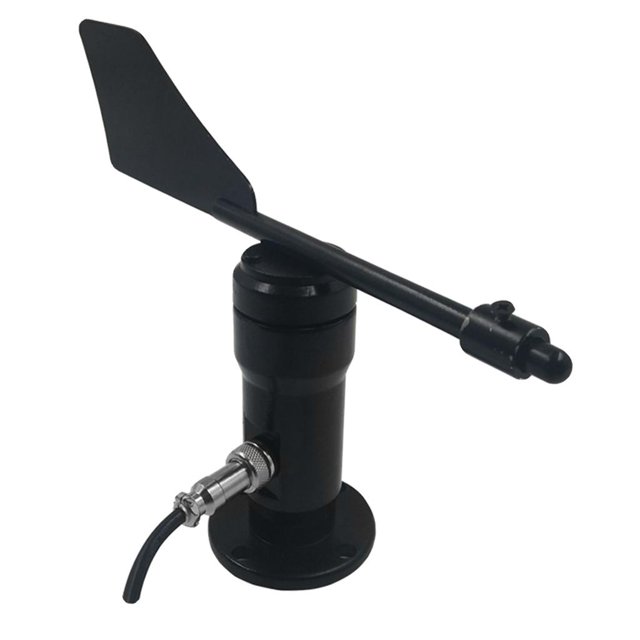 Anemómetro del sensor de dirección del viento, sensor de viento del transmisor de viento de precisión, longitud del cable: Macarena Sensor de dirección del viento