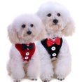 thumbnail image 4 of Dog Corset And Leash Set With Fancy Dress Bow Tie And Black Vest For Puppies And Dogs Pet Skirt DOPI, 4 of 5