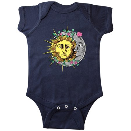 

Inktastic 1st Day of Spring Sun and Moon Equinox with Pink Flowers Gift Baby Boy or Baby Girl Bodysuit