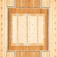 thumbnail image 1 of Ahgly Company Indoor Square Solid Orange Modern Area Rugs, 7' Square, 1 of 4