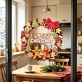 thumbnail image 4 of Sweet Christmas Wreath Christmas Wreath Window Clings, Static PVC Holiday Decals for Glass Doors, Windows, Storefronts, Mirrors, and, 4 of 6