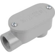 Service Entrance Elbow, 90 Deg, 1/2" Rigid, Aluminum Halex Company 59505