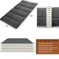 thumbnail image 2 of Japanese Floor Mattress Futon Mattress,3 '' Thicken Daybed Futon Roll Up,Portable & Foldable Tatami Mat for Sofa Lounger Camping Dormitory Yoga Sleep Nap Meditation, 2 of 9