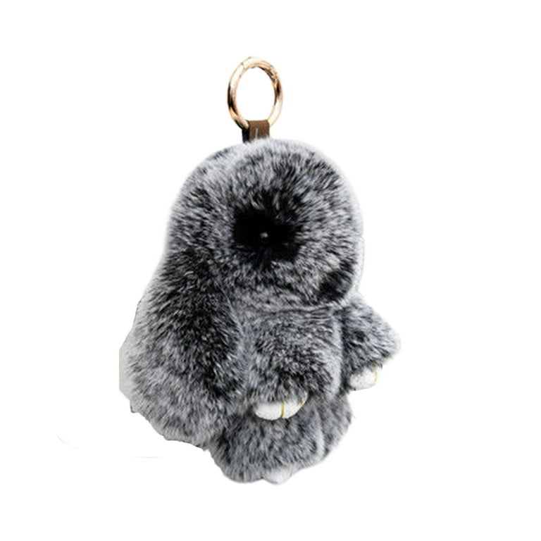 Biplut Bunny Keychain Super Soft Faux Plush Lovely Rabbit Doll Plushies  Backpack Decor Colored Stuffed Rabbit Pendant Children Doll Toy Birthday  Gift