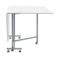 thumbnail image 5 of Sew Ready Mobile Folding Craft Hobby & Cutting Table in Silver / White, 5 of 12