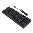 thumbnail image 2 of Teclado para juegos, teclado mecánico Teclado de 87 teclas Accesorios para computadora Diseñado con precisión, 2 of 9