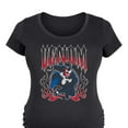 thumbnail image 3 of Marvel Venom - Metal Tee Style - Maternity Scoop Neck Graphic T-Shirt, 3 of 5