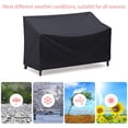 thumbnail image 4 of Housse de Mobilier d'Extérieur Polyvalente, Ajustement Universel pour Causeuse de Patio, Matériau 100 % Imperméable Assure une Protection Tout Autour, Léger et Facile à Ranger (Longueur 185 cm, Largeur 69 cm), 4 of 5