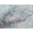 thumbnail image 5 of oneOone Cotton Poplin Turquoise Blue Fabric Abstract Line Drawing Floral Sewing Material Print Fabric By The Yard 56 Inch Wide, 5 of 5