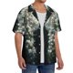 thumbnail image 2 of Balery Floral Angelic White Wings Camisa Casual de Manga Corta con Botones para Hombre, Texturizada, Estilo Cubano, para Playa, Verano-Medium, 2 of 5