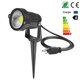 thumbnail image 2 of Inteprter Luz LED COB para jardín, 90-100lm, 5W, decoración de césped con pinchos para exteriores, luz nocturna, camino impermeable, focos de Iluminación y accesorios Blanco frio/Espiga, 2 of 6