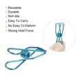 thumbnail image 4 of Uxcell 1" Small Metal Wire Clips Multi-Purpose Bag Clamps, Blue 45 Count, 4 of 5