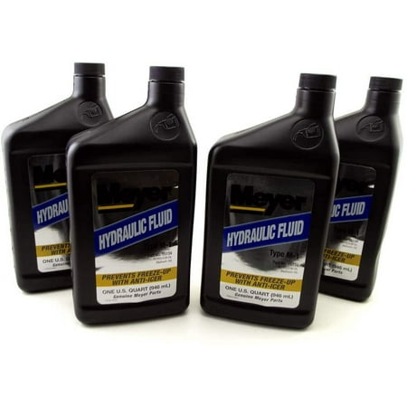Meyer 15134 Type M-1 Snow Plow Hydraulic Fluid Oil 1 Gallon (Pack of 4 Quarts)