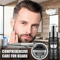 thumbnail image 2 of Complete Men's Beard Kit Men's Beard Care Kit with Beard Roller Contains Beard Shampoo, Beard Oil, Beard Creams, Beard Comb, Beard Brush, Beard Scissors, Razor, Beard Blades, 2 of 5