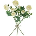 thumbnail image 2 of Northlight Real Touch™ Cream Ranunculus Artificial Floral Sprays, Set of 6 - 21", 2 of 3