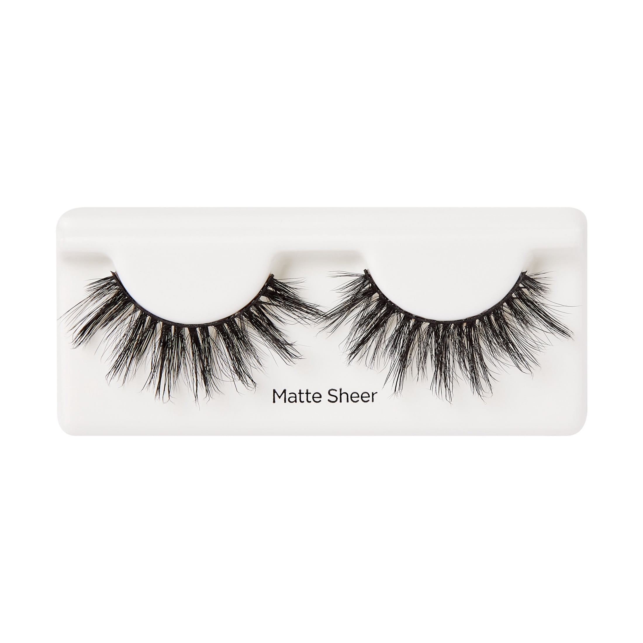 (2 pack) KISS Lash Couture Matte Black Faux Mink, Matte Sheer, False Eyelashes