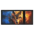 thumbnail image 4 of Chririnla Polyester Children's Wallet with Lightweight Foldable Trifold Card Wallet for Sports, Fire Ice Wolf Kids Trifold Wallet, 4 of 6