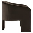 thumbnail image 5 of Armchair Chair, Brown, Velvet, Living Room Lounge Cafe Lobby Hospitality Restaurant, Modern Contemporary, HB37605, 5 of 9