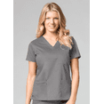thumbnail image 4 of Maevn Blossom 1202 Womens Three Pocket V-Neck Top, 4 of 17