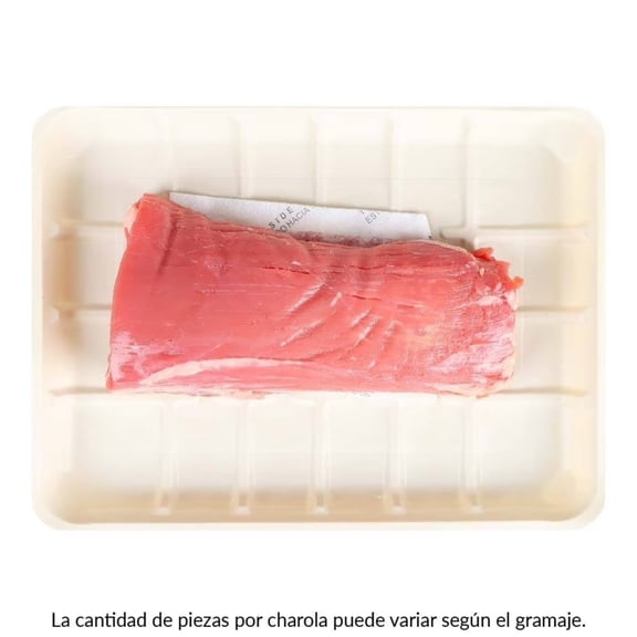 Centro de filete limpio por kg  peso aprox por charola 500 g