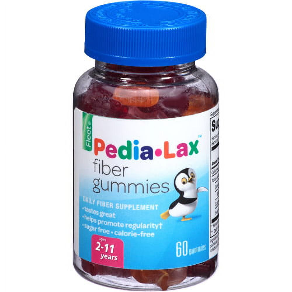 CB Fleet Pedia Lax Fiber Gummies, 60 ea