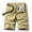 Khaki Color, variant on LYMAYTER Men Casual Shorts Summer Stretch Cargo Shorts Cozy Lightweight Utility Shorts 28-38