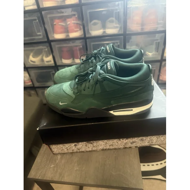 Size 10 Nigel Sylvester A i r-Jor-dan 4 RM SP Grandma's Driveway Green HF4334-300
