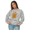 thumbnail image 3 of Kawaii Matching Couples Set PB and J Unisex Plus Fleece Graphic Sweatshirt Brisco Brands 2X, 3 of 6