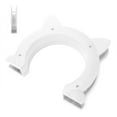thumbnail image 4 of Cat Door, Burrfree Durable ABS Material Dog Gate Wear Resistant  For Household Doors For Window For Interior Exterior White, 4 of 8