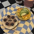 thumbnail image 2 of Bamboo Fiber Plate Modern Simple Bamboo Fiber Tableware round Plate Salad Dessert Plate Fruit Plate Dinner Plate, 2 of 8