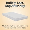thumbnail image 5 of Foundations InfaPure 3" Compact Crib Mattress, Foam, Hypoallergenic, Easy to Clean, White, 5 of 9