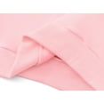 thumbnail image 5 of Cooltree Girl's Pink Sweatshirt - Watercolor Bow Graphic Crewneck Fleece Drop Shoulder Pullover Tops Size 10, 5 of 7