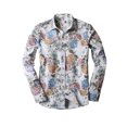 thumbnail image 2 of Ma Croix Men's Premium Button Down Shirt Paisley Printed Tailored Slim Fit, 2 of 8
