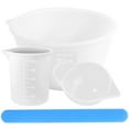 thumbnail image 2 of Miangastore DIY Resin Epoxy Accessory Silicone White 1 Set 8.3X5.3X5.7in, 2 of 8