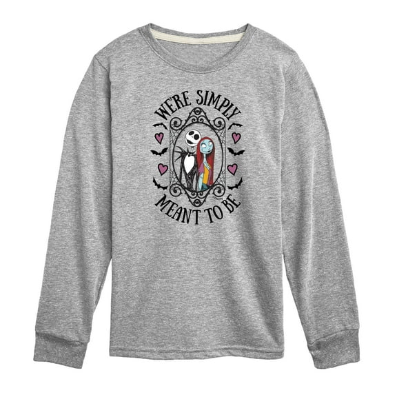 Disney - The Nightmare Before Christmas - We're Simply Meant To Be - Toddler & Youth Long Sleeve Graphic T-Shirt