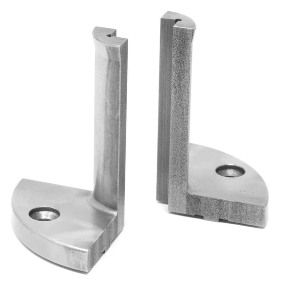 WEN 2.5-Inch Extended Lathe Chuck Jaws with Internal Square Grip and External Dovetail Profile