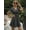 Black, variant on New Women's Polka Dot Dress Sexy V Neck Elegant Casual Dresses
