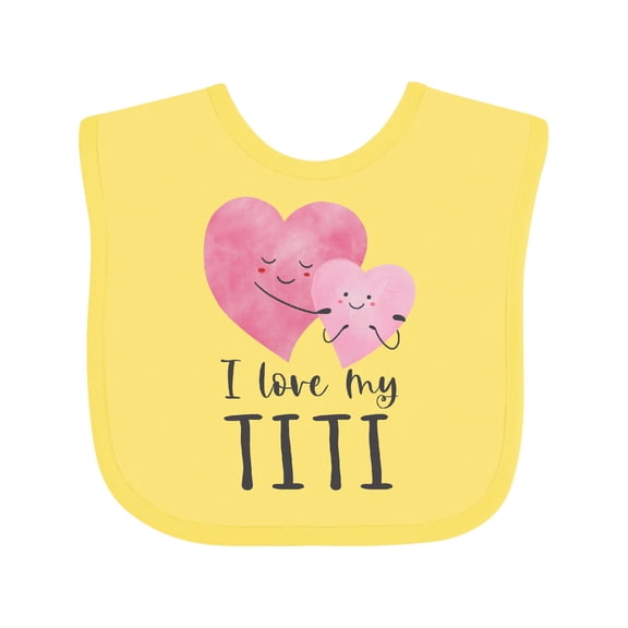 Inktastic I Love My Titi Boys or Girls Baby Bib