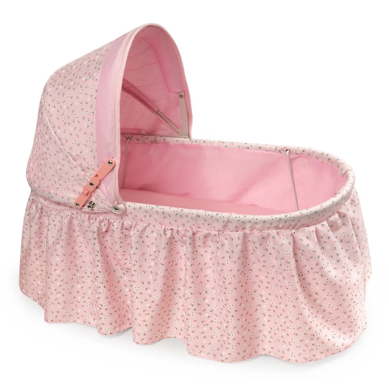 Badger Basket Foldable Doll Rocking Cradle with Hood photo 1