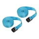 thumbnail image 4 of 2 correas de amarre con hebilla de leva ajustable, correas de amarre portátiles Azul claro, 4 of 9