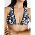 thumbnail image 4 of Time and Tru Women's Triangle Halter Bikini Top, Sizes XS-XL, 4 of 5