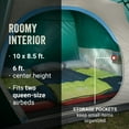 thumbnail image 6 of Coleman Skydome™ 6-Person Camping Tent with Full-Fly Vestibule, Evergreen, 6 of 8
