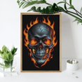 thumbnail image 4 of Diamond Art Kits for Adults, Flame Metal SkullDiamond Painting Kits for Beginners, Frameless Round 5D Full Drill Diamonds Art Gem Art Crafts Home Decor Gifts, 4 of 8